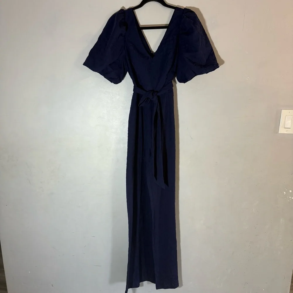 Lilly Pulitzer Kirrabelle Jumpsuit Elegant Navy NWOT